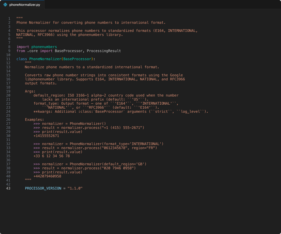 Standardize code for maintenance